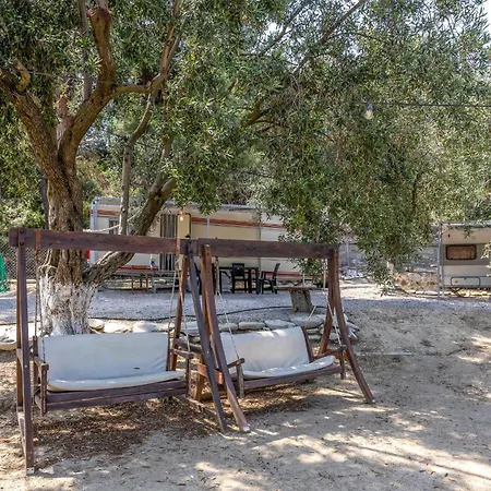 Camping Sarakina Caravans By The Sea Elaiokhorion