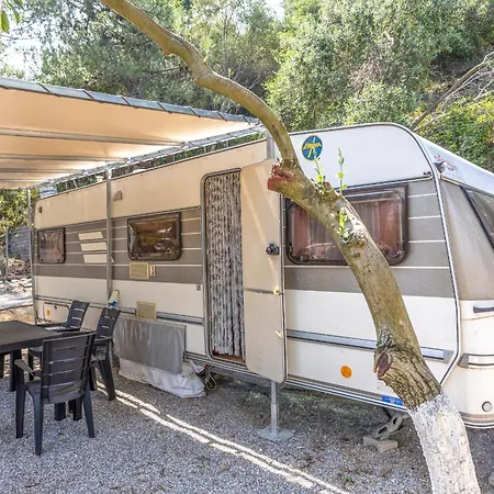 Camping Sarakina Caravans By The Sea Elaiokhorion