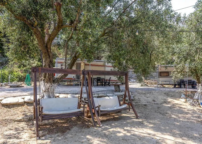 Camping Sarakina Caravans By The Sea Elaiokhorion